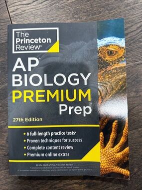 Princeton Review AP Biology Premium Prep, 27th Edition: 6 Practice Tests +: New